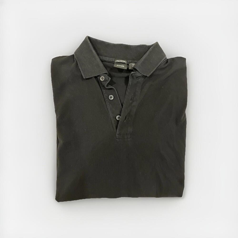 HUGO BOSS MENS POLO SHIRT BLACK SIZE SMALL PIMA COTTON GREAT CONDITION